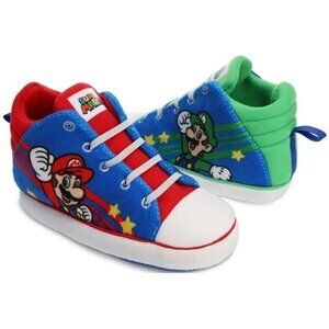 Nitendo Super Mario and Luigi slippers Size 2/3
